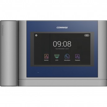 Абонентский монитор COMMAX CDV-704MHA/VZ Metalo Blue Абонентский монитор COMMAX CDV-704MHA/VZ Metalo Blue