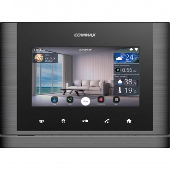 Абонентский монитор COMMAX CDV-70M/VZ (Metalo) Dark Silver